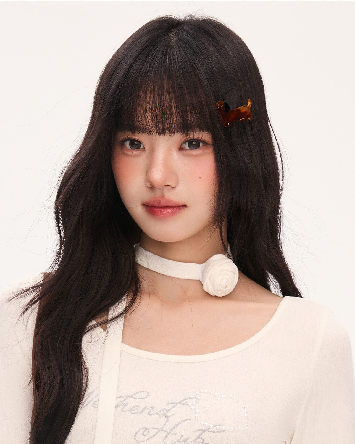 weekendhub イレギュラーフリル裾美しい女性用トップス韓国初秋シングルウェアストラップ付きTシャツロングスリーブ NOCTONE