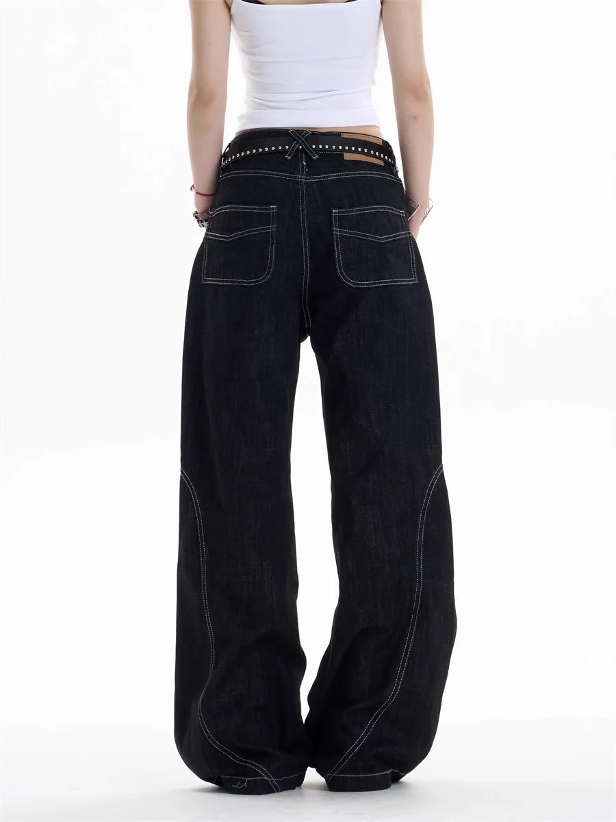 ステッチワーク・バルーンデニム NOCTONE