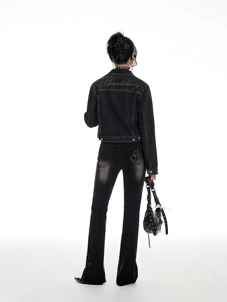 グリッターローズ・グランジフレアデニム NOCTONE