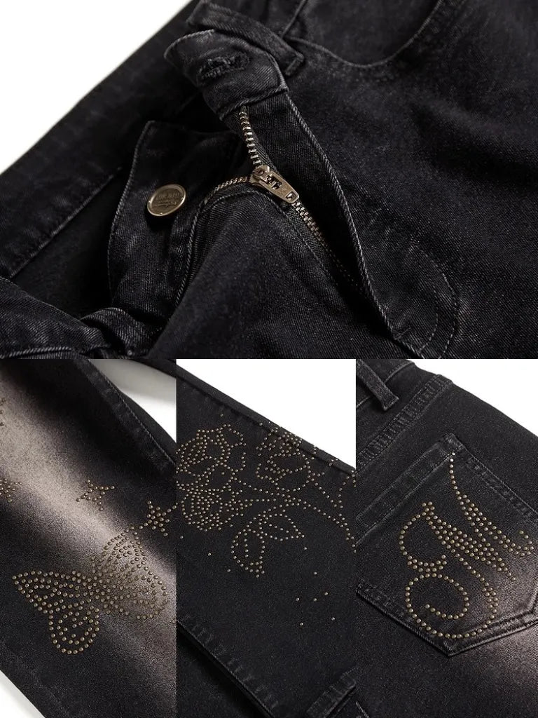 グリッターローズ・グランジフレアデニム NOCTONE