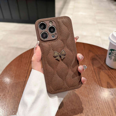 テディリボンブラウン・プラネットロゴフォンケース NOCTONE