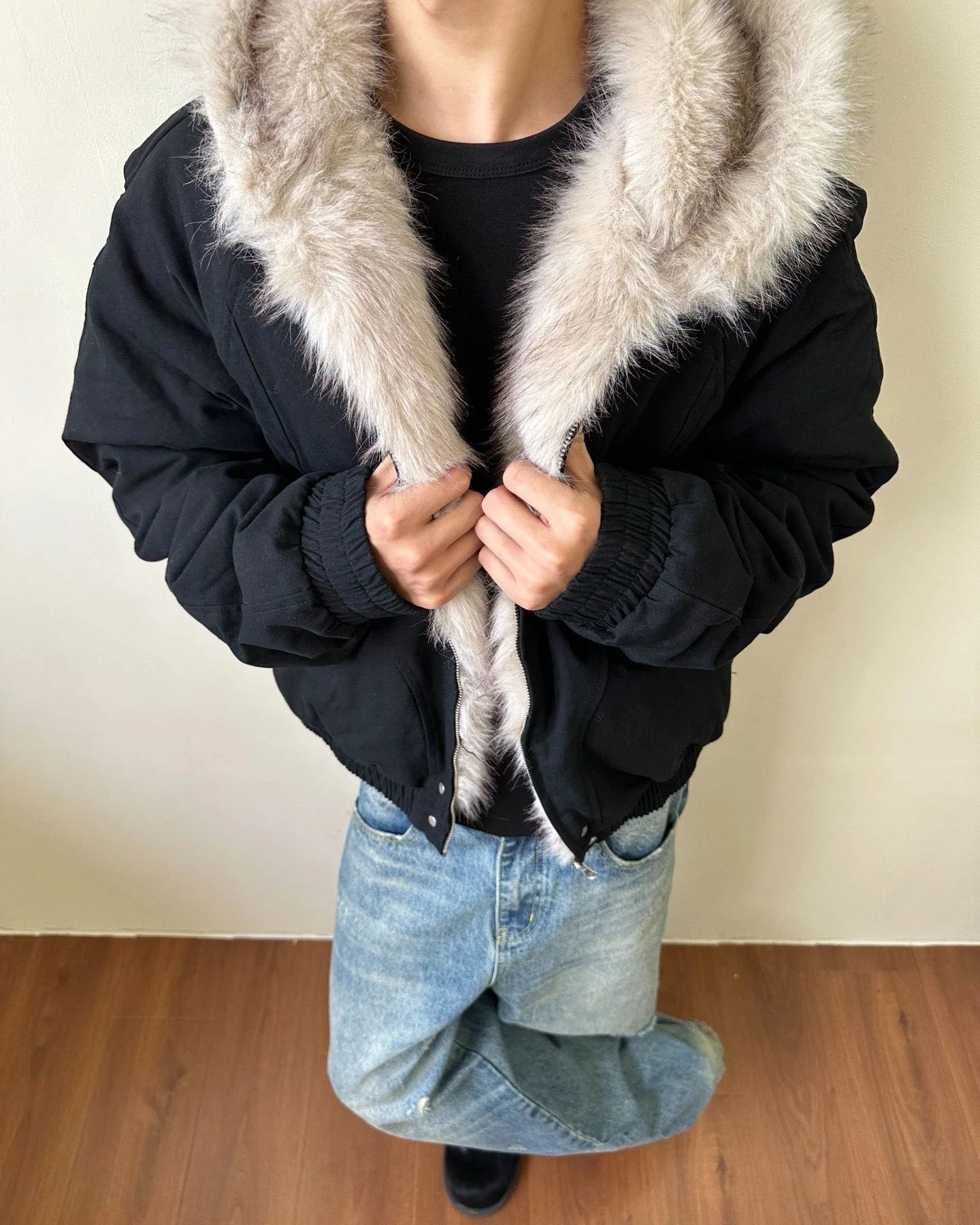 ヴィンテージライクファー ジャケット – NOCTONE