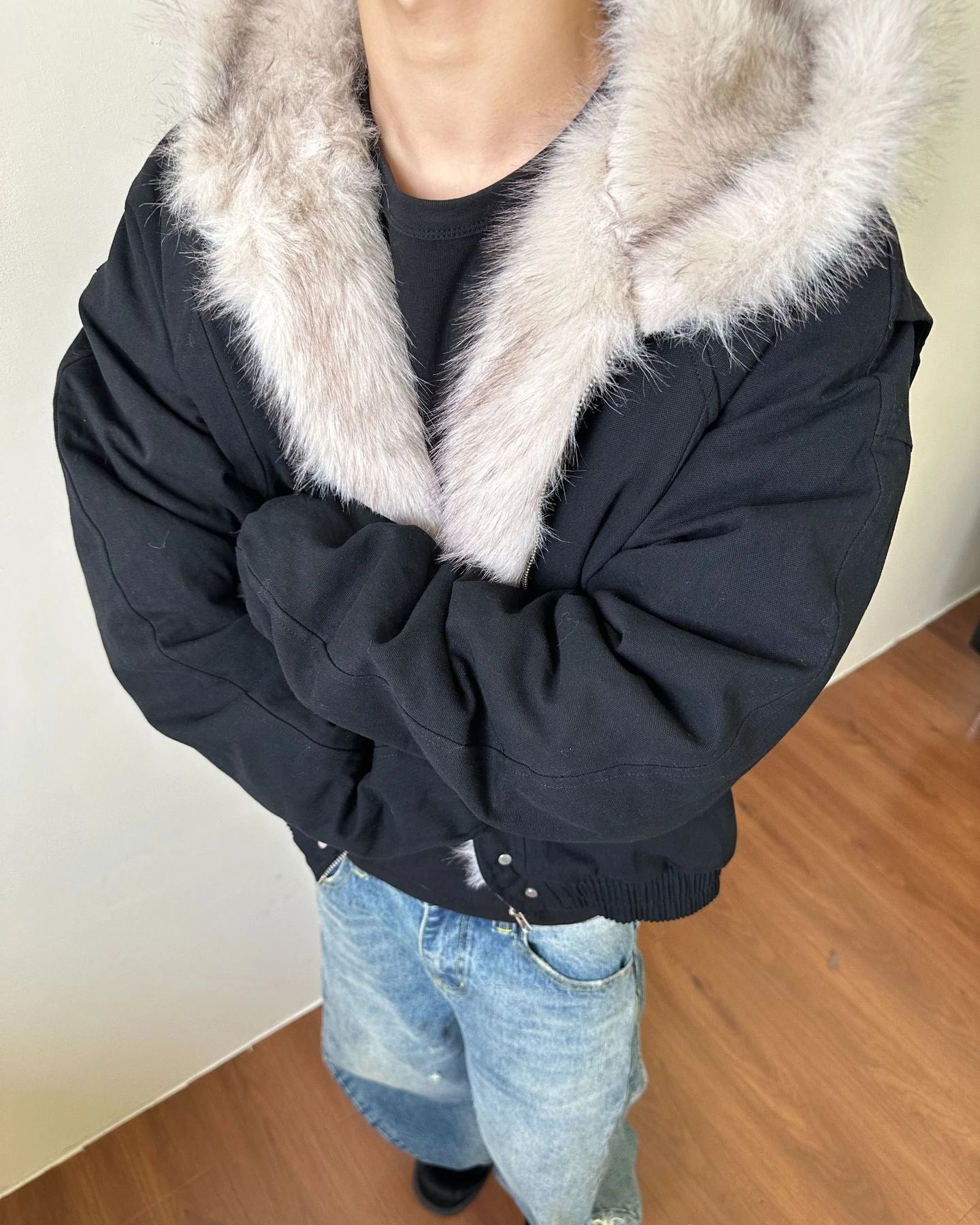 ヴィンテージライクファー ジャケット NOCTONE