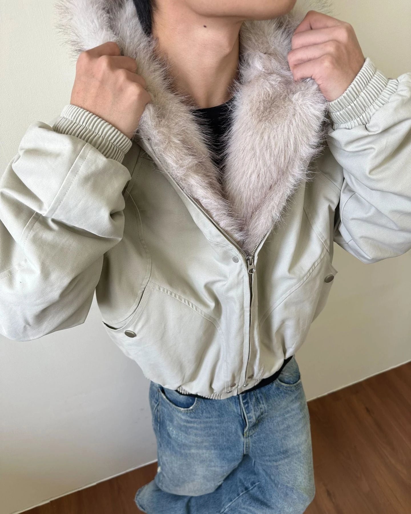 ヴィンテージライクファー ジャケット NOCTONE