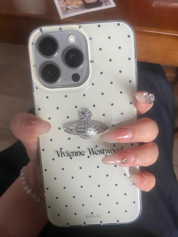 ホワイトシュガードット・プラネットロゴフォンケース NOCTONE