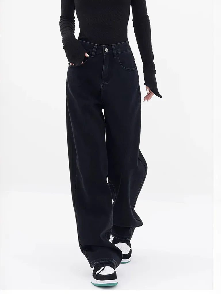 バッククロスステッチ・ストレートデニム NOCTONE