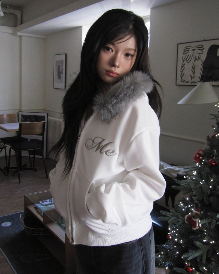 ファーフードジャケット NOCTONE