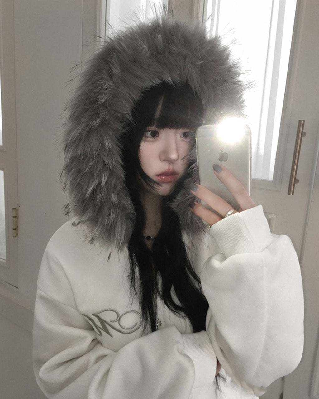 ファーフードジャケット NOCTONE