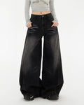 Retro Curve Wide Leg Jeans