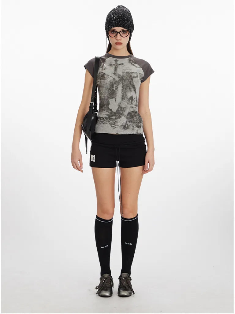 ゴシックノイズラグランT NOCTONE