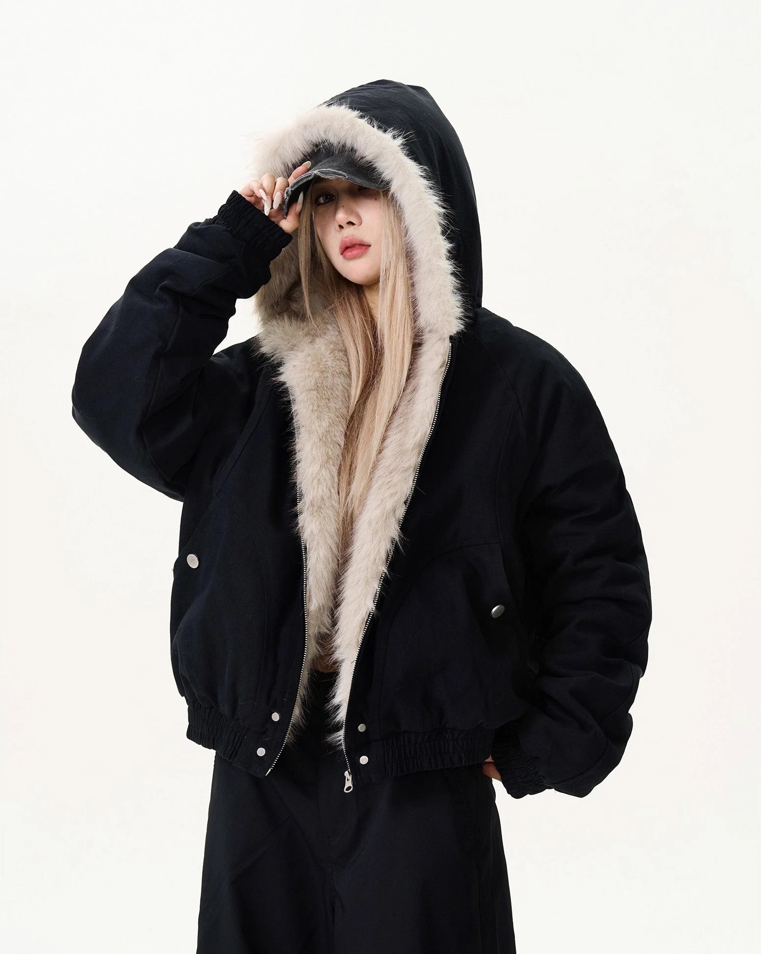 ヴィンテージライクファー ジャケット NOCTONE