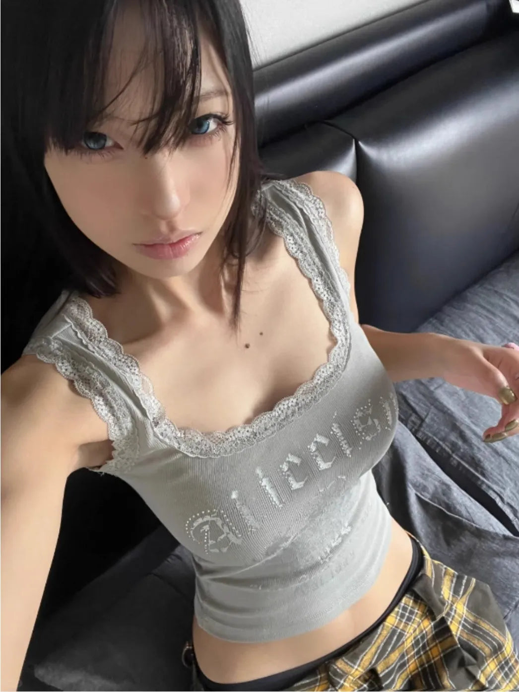 デコルテレース・ロゴリブトップ NOCTONE