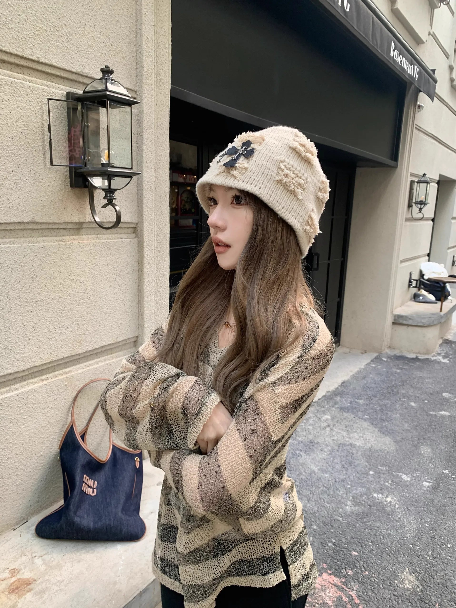 グランジダメージニット NOCTONE