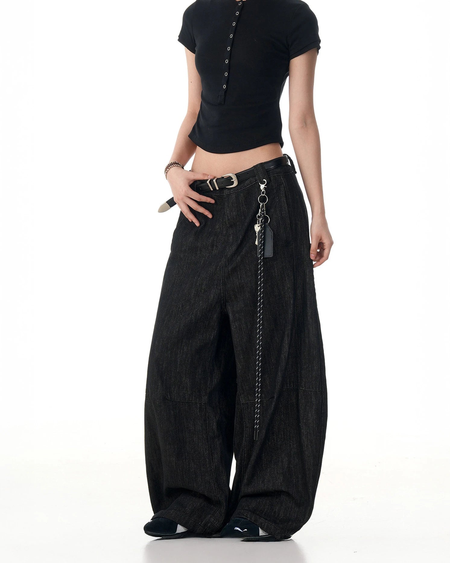 Vintage Clean Fit Wide Leg Jeans