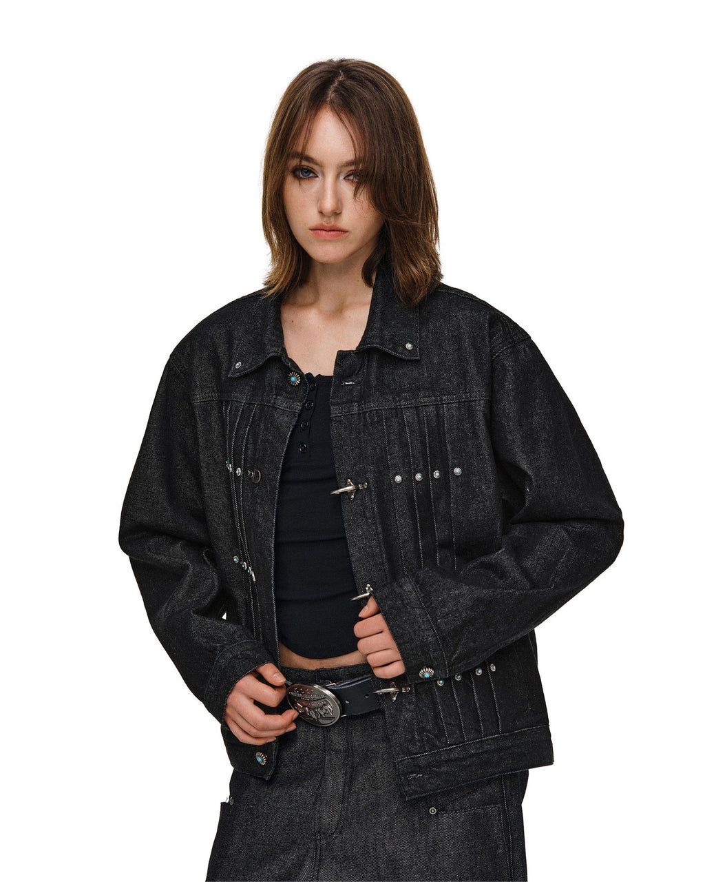 メタルバックルデニムセットアップ NOCTONE