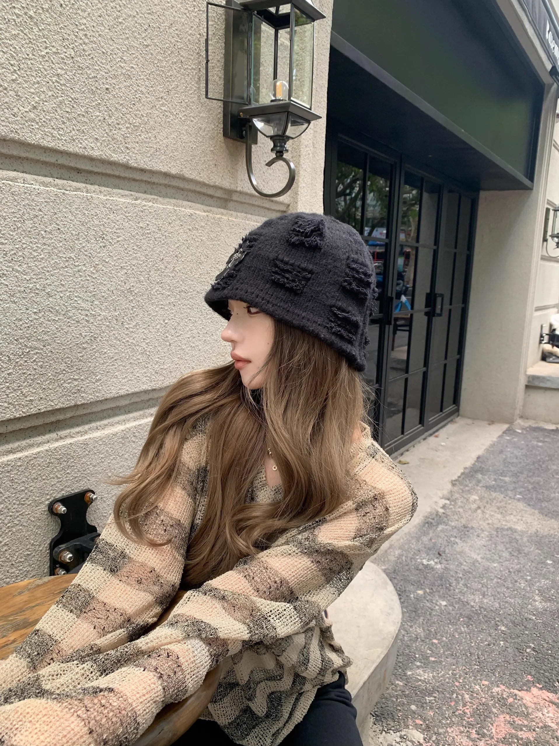 グランジダメージニット NOCTONE