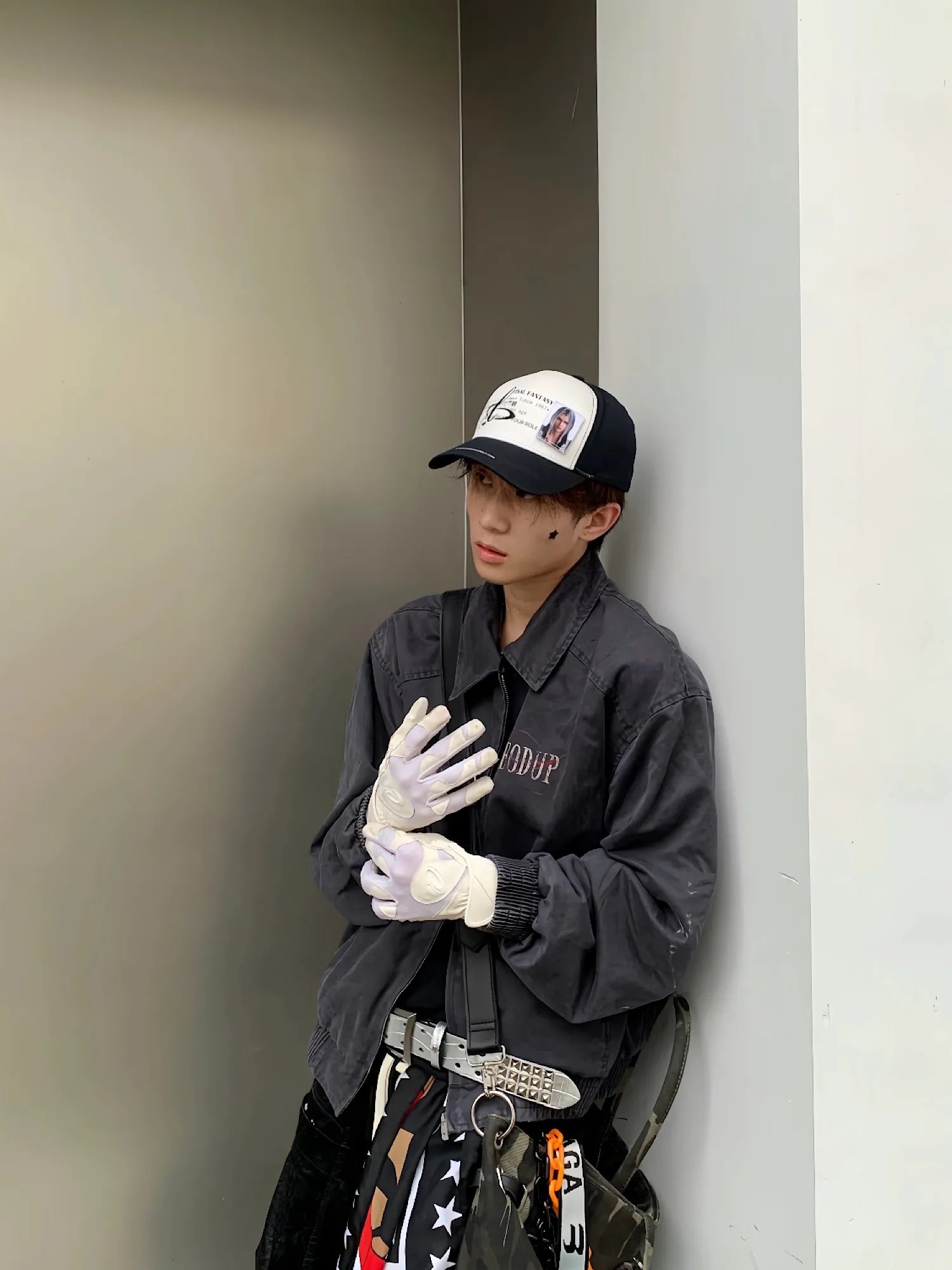 Y2Kグラフィック トラッカーメッシュキャップ NOCTONE