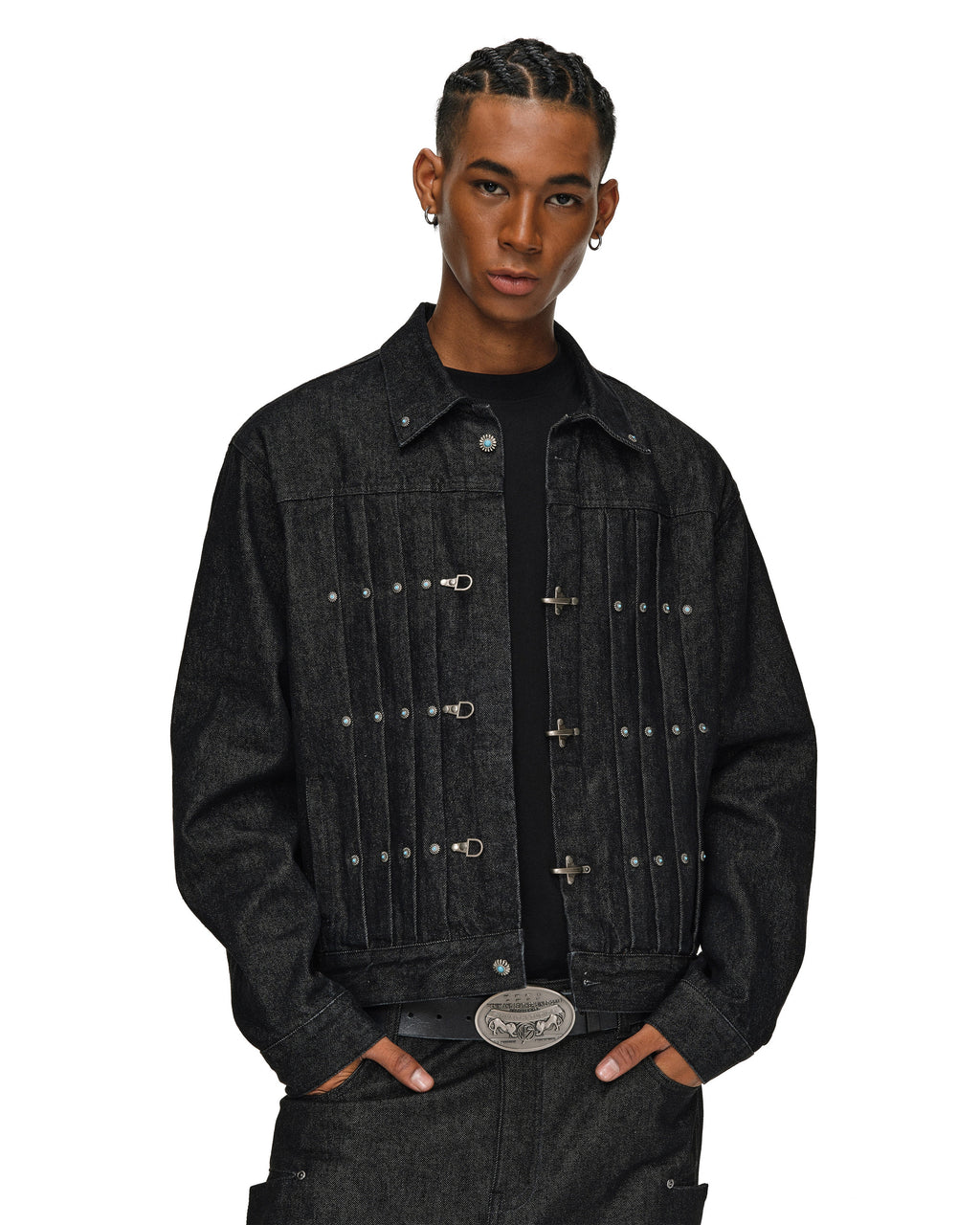 メタルバックルデニムセットアップ NOCTONE