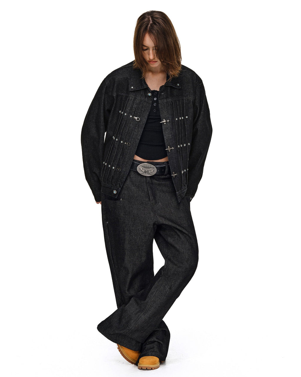 メタルバックルデニムセットアップ NOCTONE