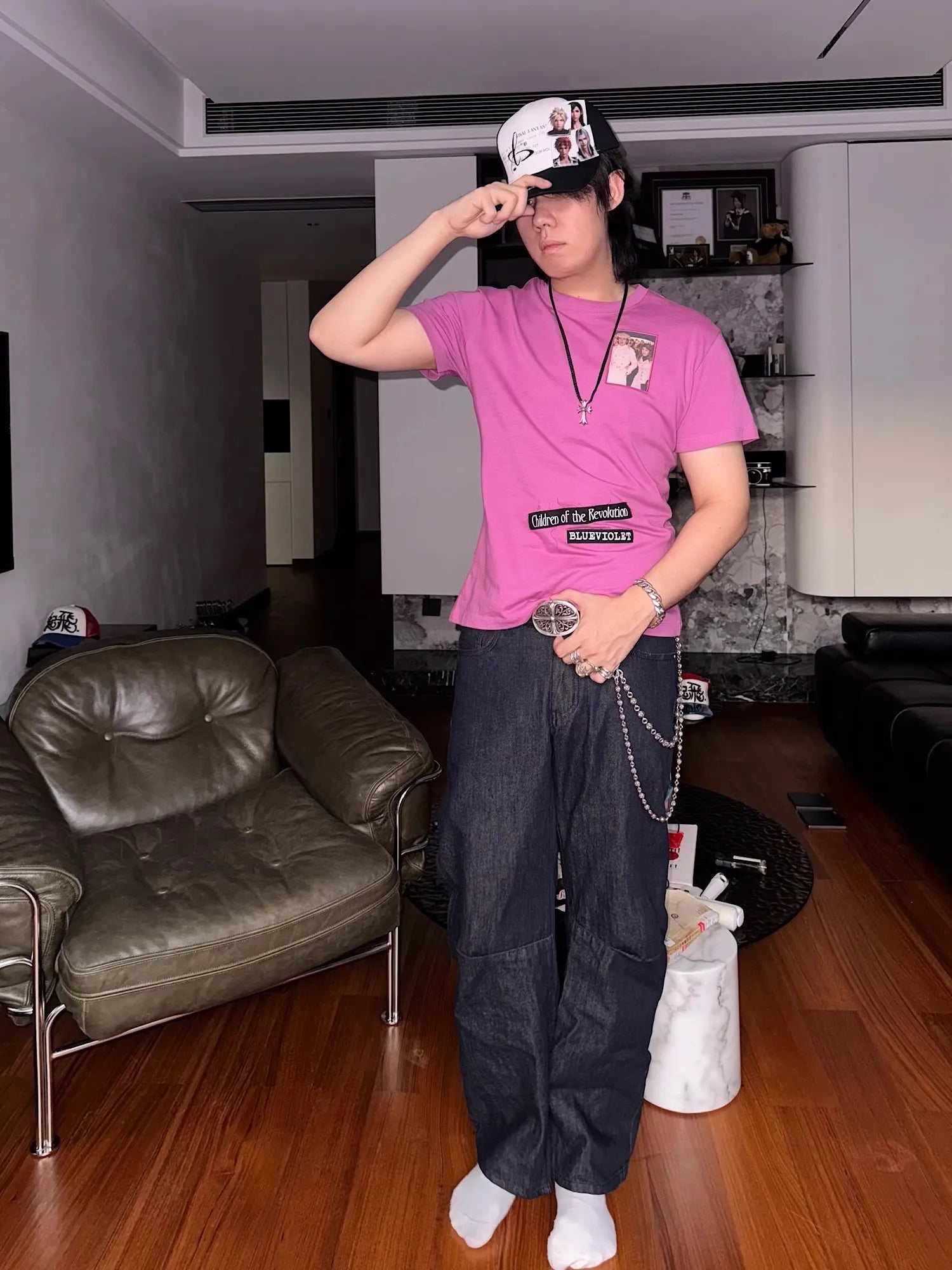 Y2Kグラフィック トラッカーメッシュキャップ NOCTONE