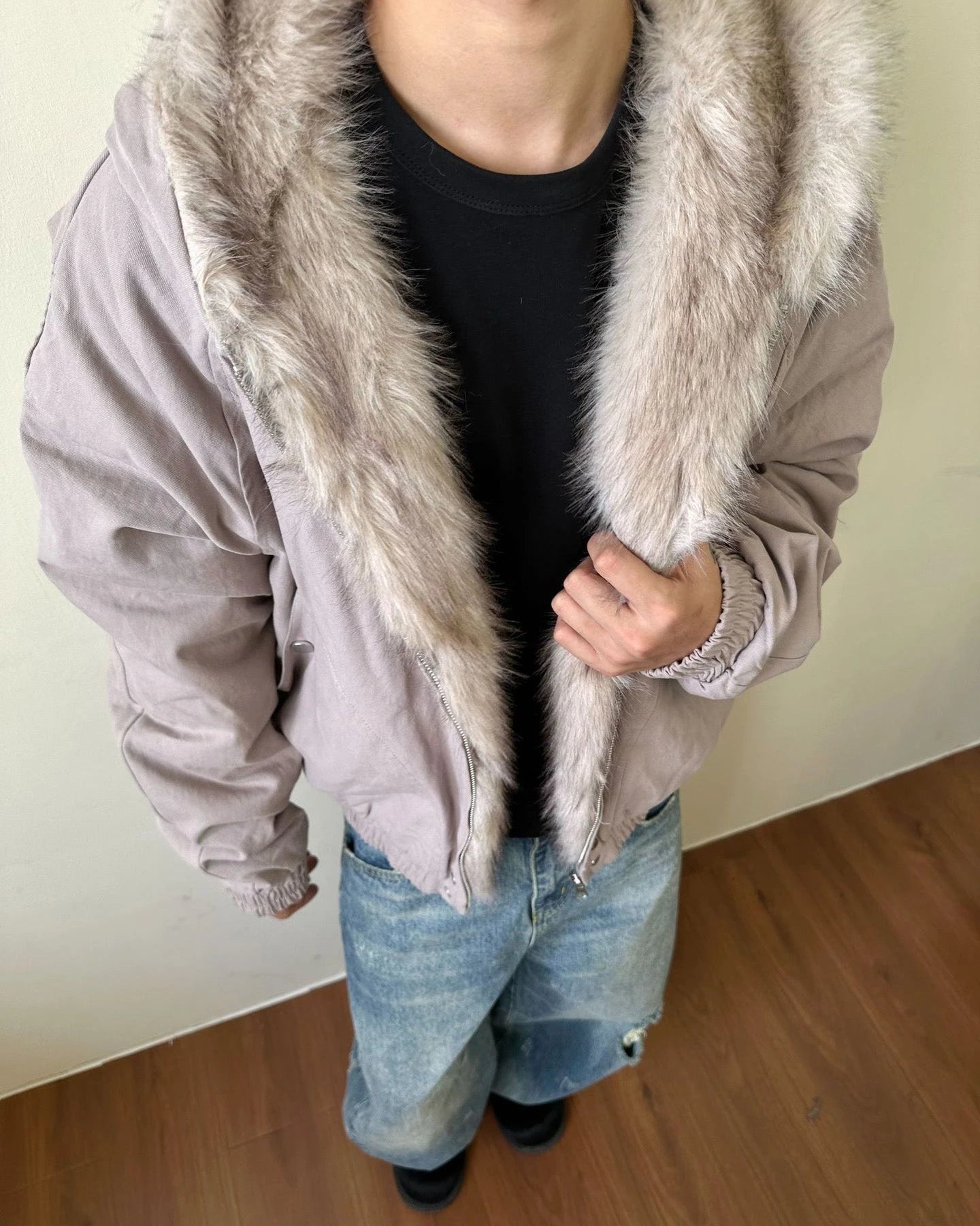 ヴィンテージライクファー ジャケット NOCTONE