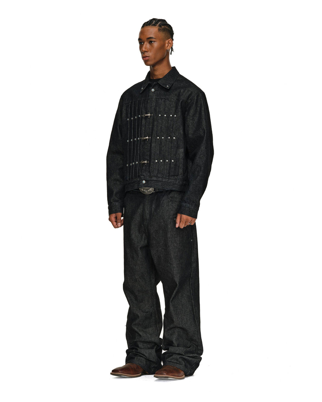 メタルバックルデニムセットアップ NOCTONE