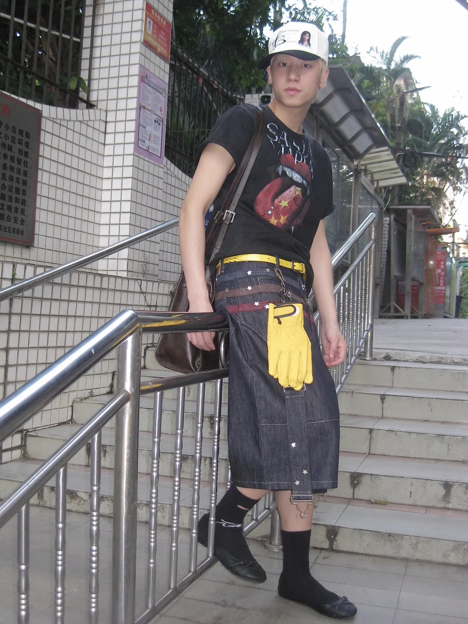 Y2Kグラフィック トラッカーメッシュキャップ NOCTONE