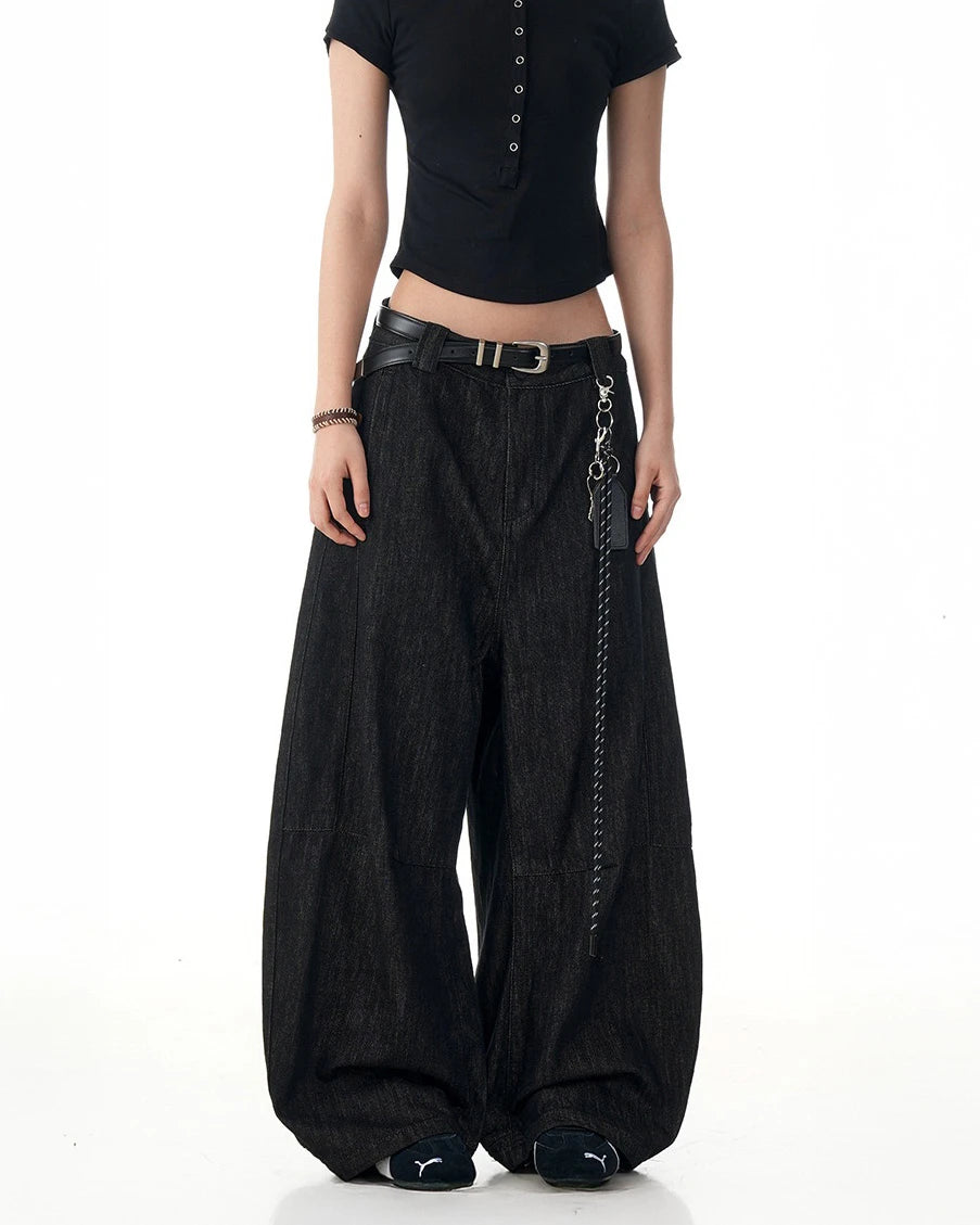 Vintage Clean Fit Wide Leg Jeans