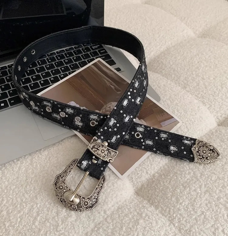 ヴィンテージポップ スパンコールベルト NOCTONE