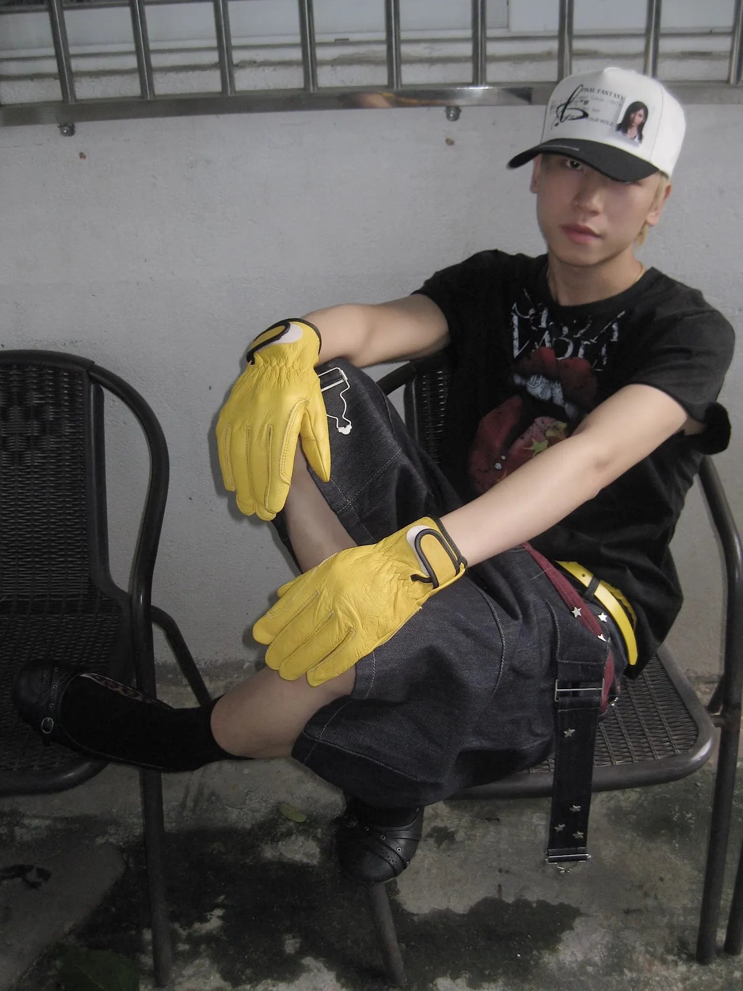 Y2Kグラフィック トラッカーメッシュキャップ NOCTONE