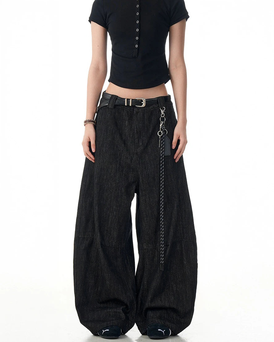 Vintage Clean Fit Wide Leg Jeans