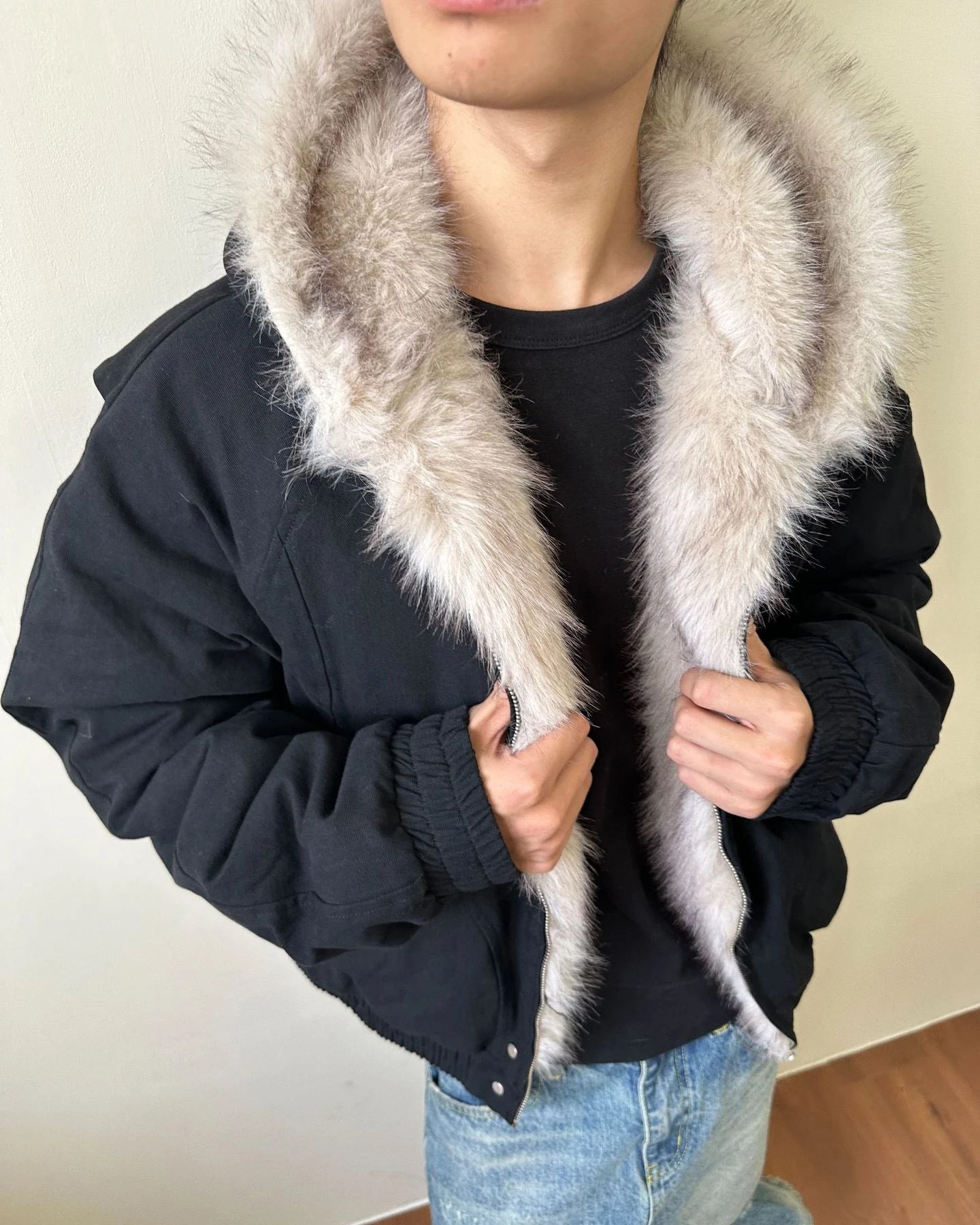 ヴィンテージライクファー ジャケット NOCTONE