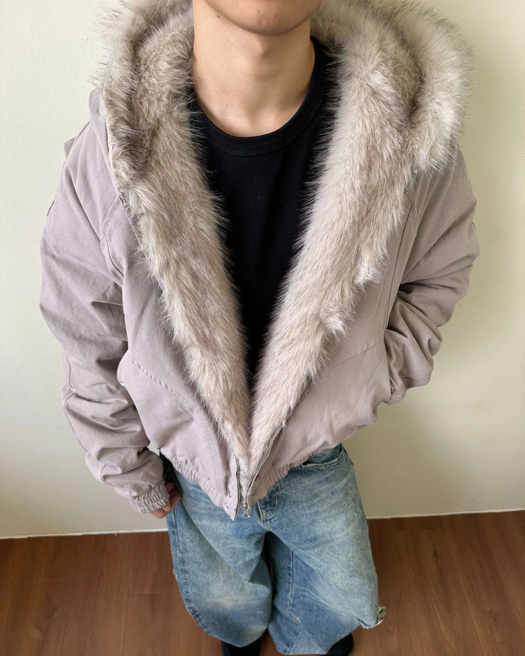 ヴィンテージライクファー ジャケット NOCTONE