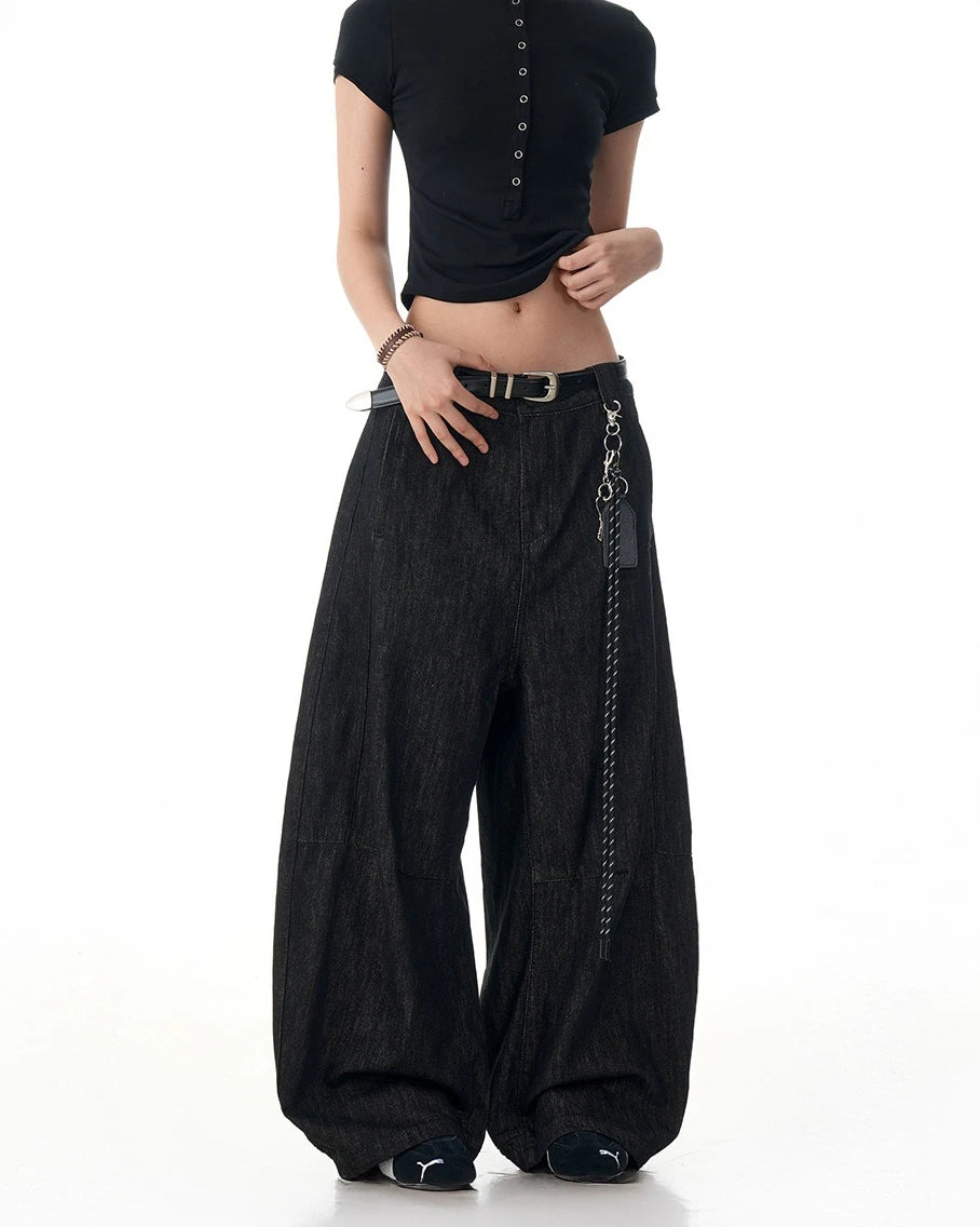 Vintage Clean Fit Wide Leg Jeans