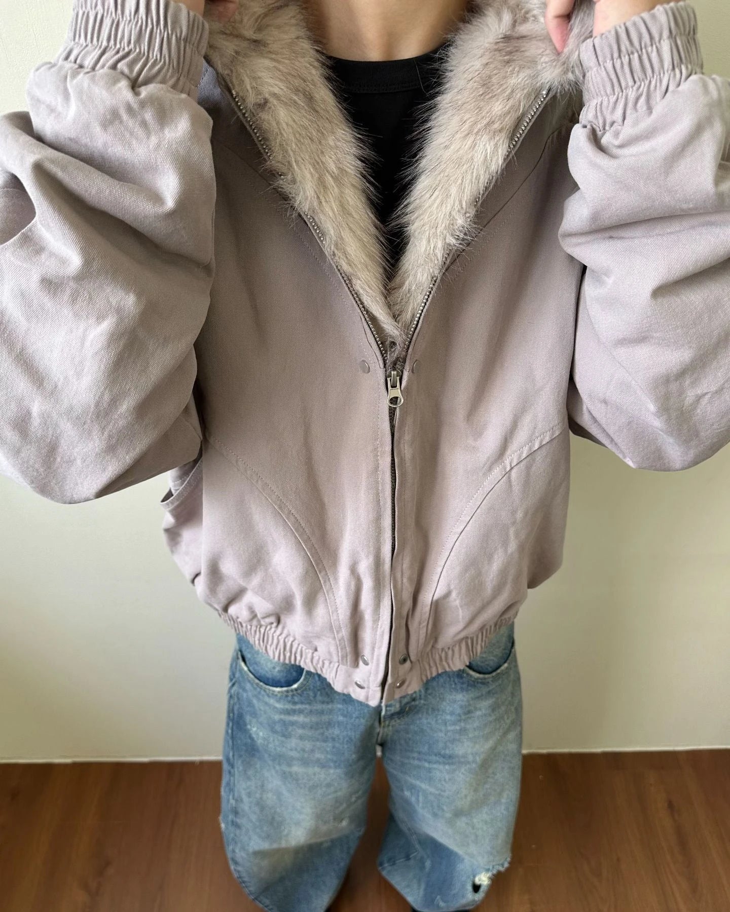 ヴィンテージライクファー ジャケット NOCTONE