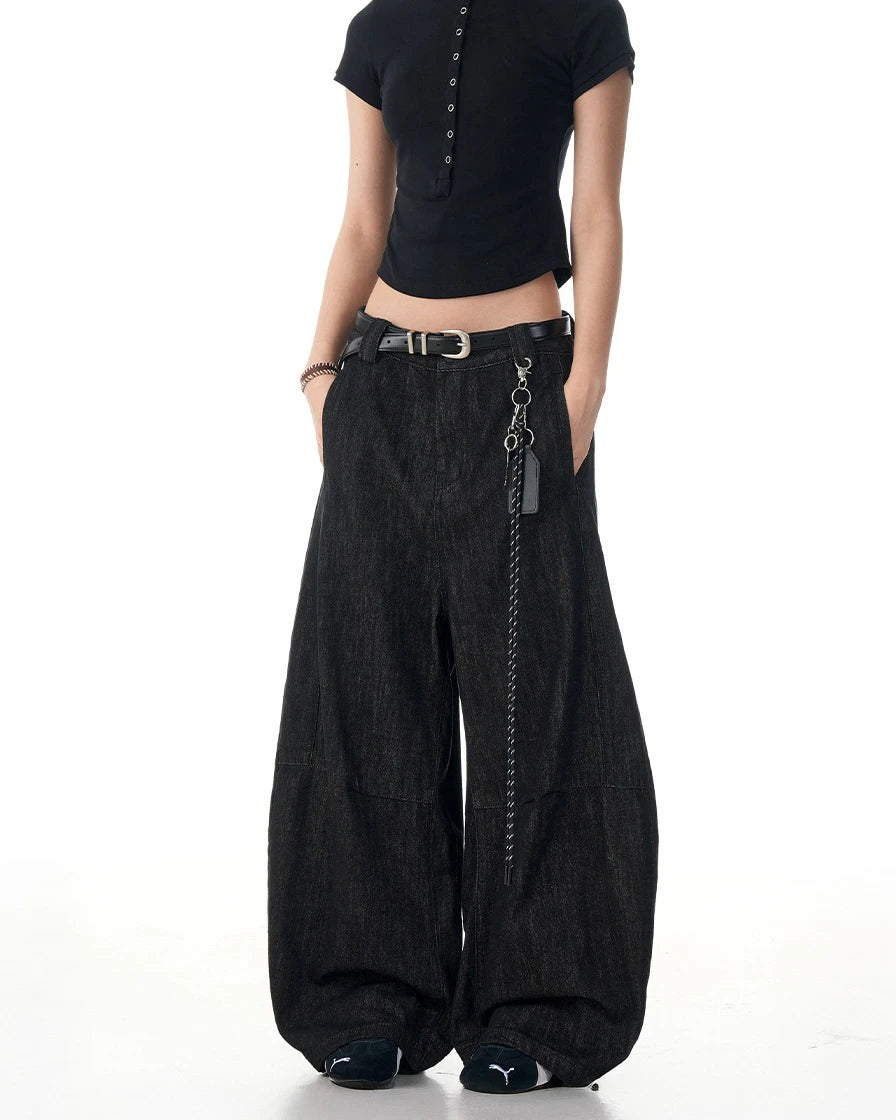 Vintage Clean Fit Wide Leg Jeans