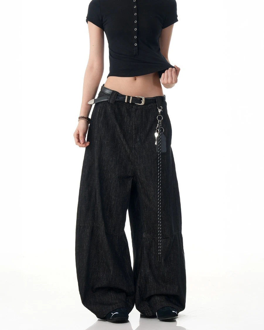 Vintage Clean Fit Wide Leg Jeans