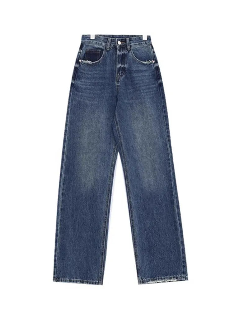 バッククロスステッチ・ストレートデニム NOCTONE