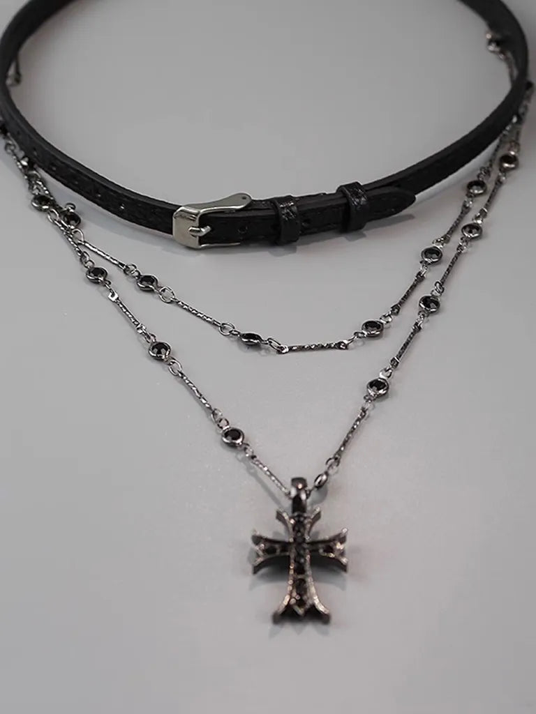 レザークロスチョーカー NOCTONE