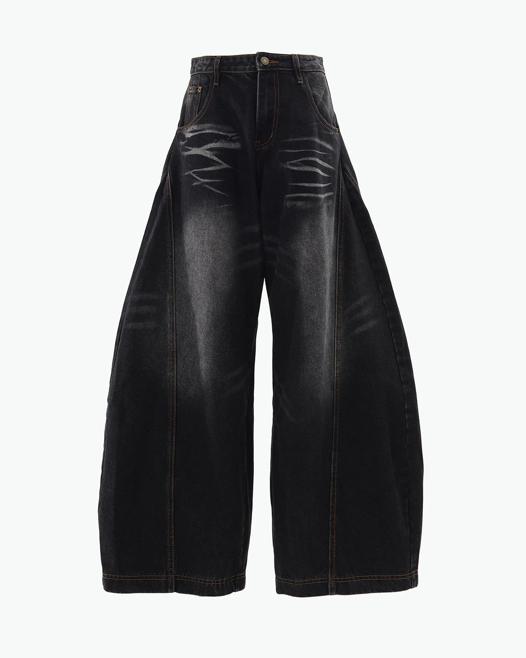 Retro Curve Wide Leg Jeans