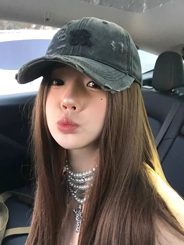 グランジダメージ ヴィンテージキャップ NOCTONE