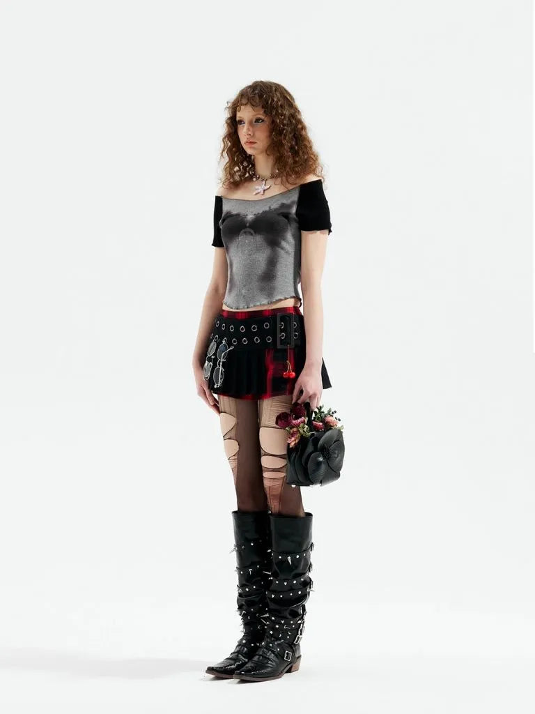 ミスティックムーン・リブTシャツ NOCTONE