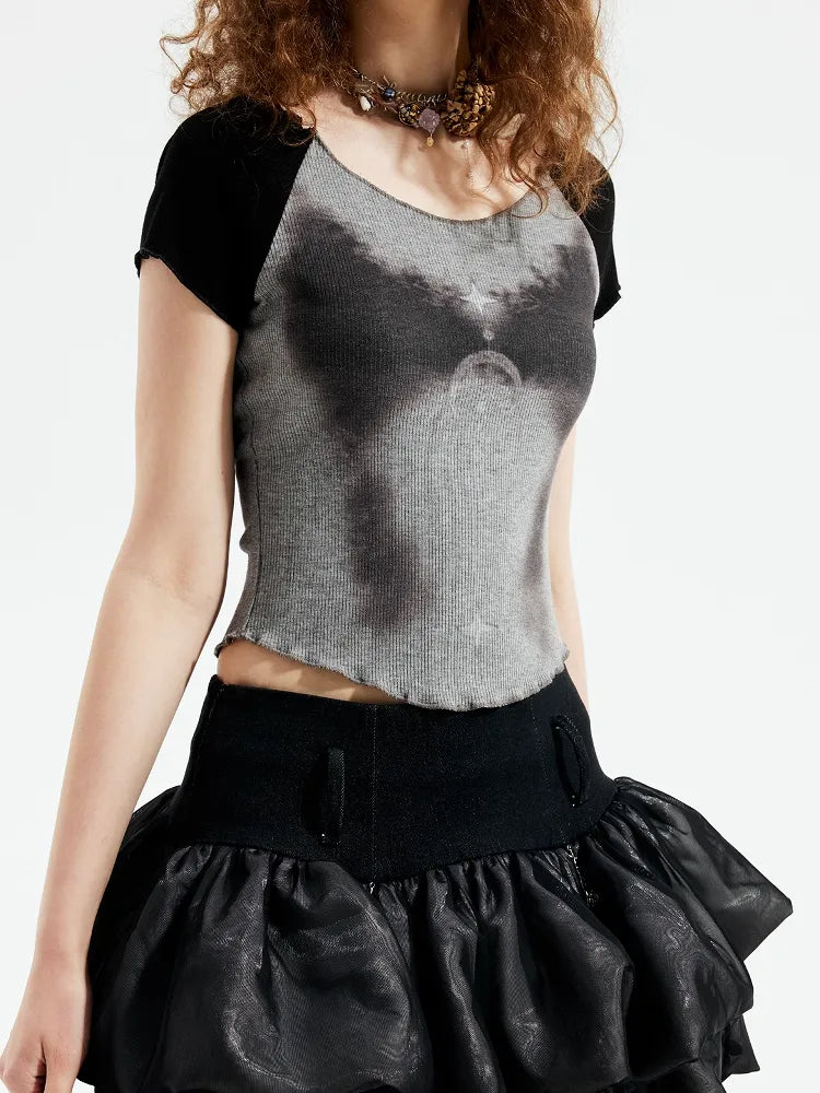 ミスティックムーン・リブTシャツ NOCTONE