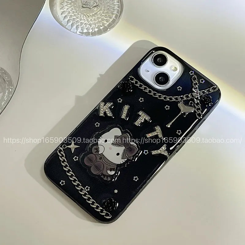 グリッターキティフォンケース NOCTONE