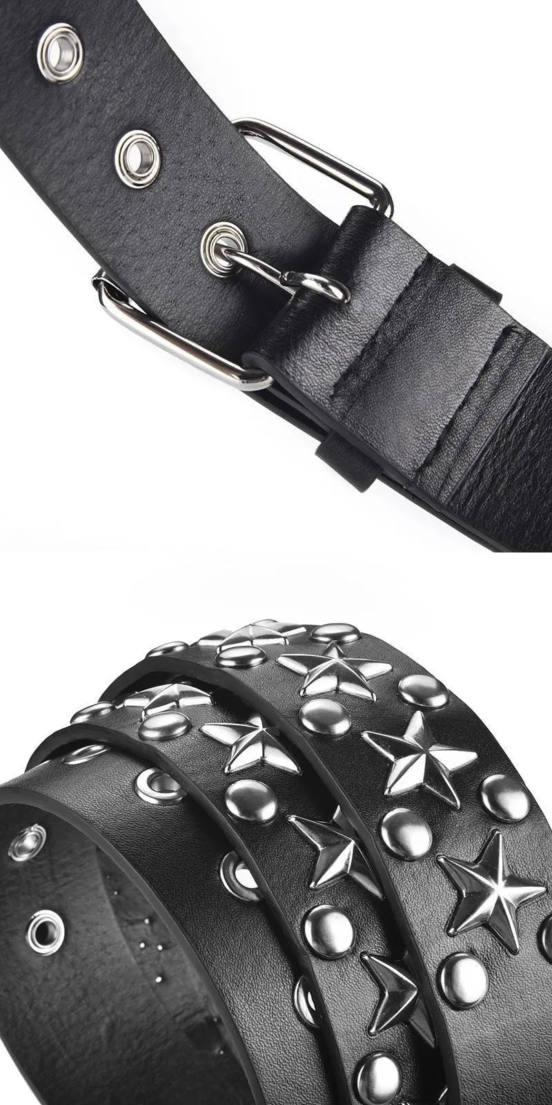 ニッチパンクゴスダークメタルベルト NOCTONE