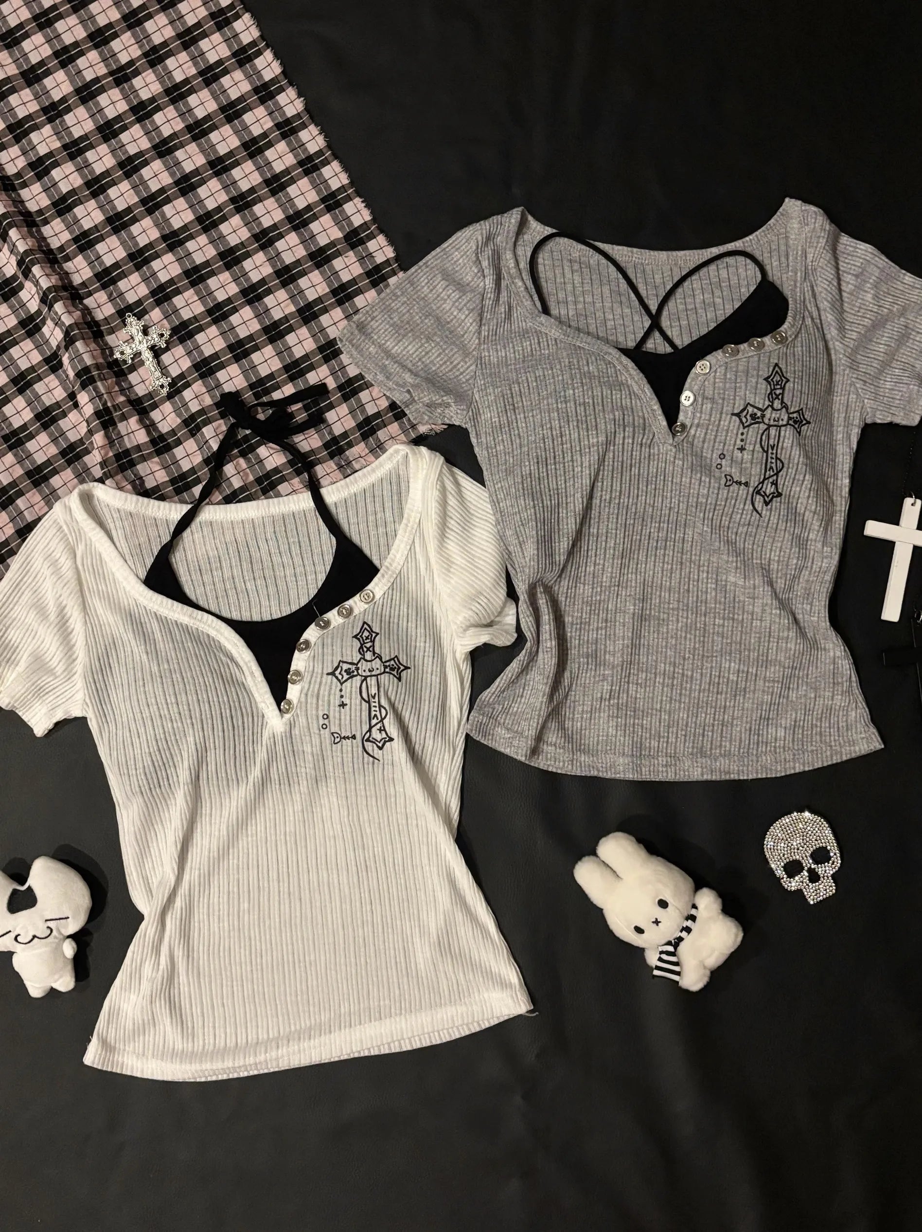 Y2Kゴス・レイヤードヘンリーT NOCTONE