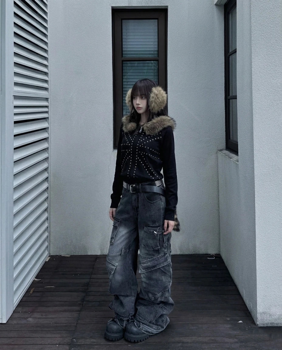 London Blitz Fur Hoodie