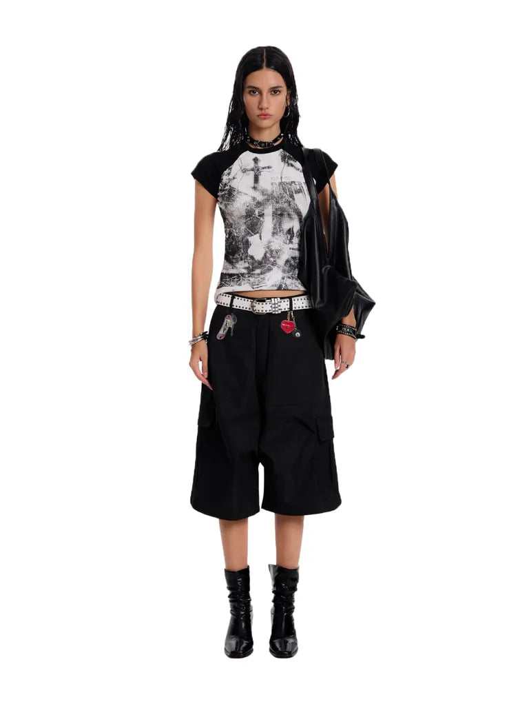 ゴシックノイズラグランT NOCTONE