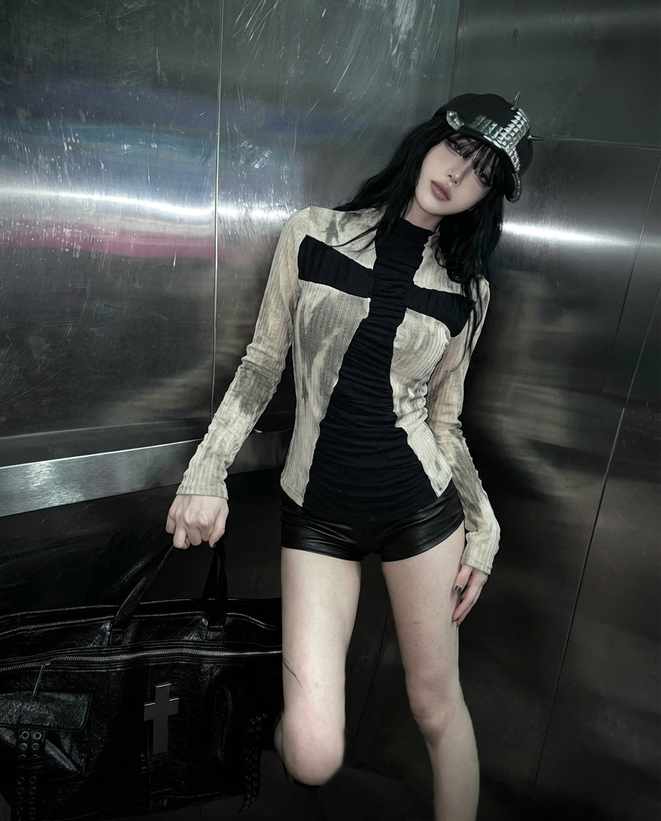 Cross Graphic Slim Fit Tee NOCTONE