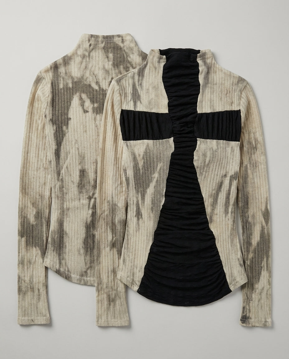 官図の実価のアメリカ式ギャルの長袖のtシャツの女性の秋の十字の修身はやせているパンクを現して色の街頭の風の上着をつづり合わせます。 NOCTONE